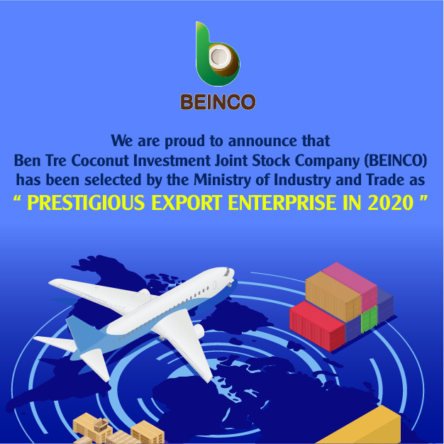 Beinco - Prestigious Export Enterprise in 2020